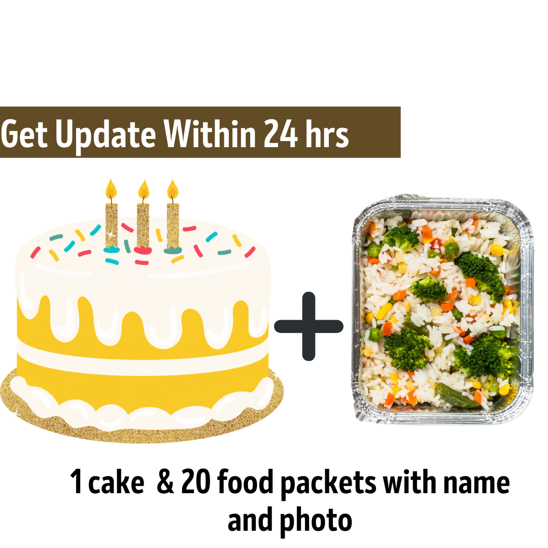 Food Packet & Cake